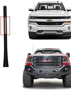 ZHPTAM 7 inches Flexible Rubber Antenna ＿ Compatible with Chevy Silverado Fits GMC Sierra Pickup Trucks 1982-2021 ＿ Durable Car Radio Replacement Antenna Mast