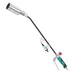 KATSU Gas Torch Weed Burner Electronic Igniter Flame Thrower Blowtorch Roofer Sealing Melting Heating Welding Soldering Torch Multi Purpose 750mm Long 324161