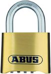 ABUS Combination Lock 180IB/50 - Brass Padlock - Weatherproof - with Individually Adjustable Number Code - ABUS Security Level 5 - Brass Colours