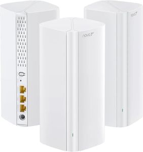 Tenda WiFi 7 Mesh System BE3600 – Dual Band Mesh WiFi System for Home, Covers Up to 6,600 Sq. Ft., Seamless Mesh Network with 3 Gigabit Ports, Supports 160+ Devices, MLO, VPN, 4K QAM, ME3 Pro (3-Pack)