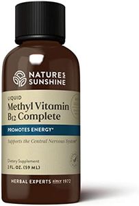 Nature's Sunshine Methyl B-12 Complete, Liquid, 2 fl. oz. | Promotes Energy, Contributes to Nervous System Function, Supports the Immune System, and Provides 1,000 mcg Vitamin B12 per Serving