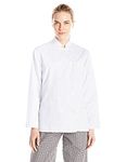 Dickies Men's Plus-Size Bettina Coat Chef's Jacket, White, Large