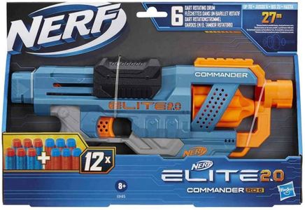 Nerf Elite 2.0 Commander RD-6 Blaster – 6-Dart Rotating Drum