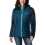 Columbia Women's Powder Lite Sherpa Hybrid Jacket, Puffer Jacket, Night Wave, Size S