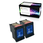 OCProducts Refilled Ink Cartridge Replacement for HP 96 for Officejet 7310 7210 Deskjet 9800 6988 6980 PhotoSmart 8050 (2 Black)