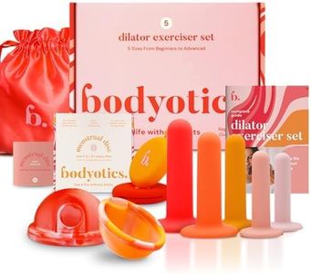 Bodyotics Dilator & Menstrual Disc Value Pack - Silicone Pelvic Floor Muscle Dilator Exerciser Trainer (Set of 5) + Reusable Menstrual Disc, Sustainable Period Alternative to Menstrual Cups & Tampons