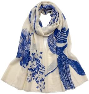 UMEGA Luxury Wool Silk Travel Wrap 27"x80" Pashmina Shawl Airplane Blanket | Lightweight
