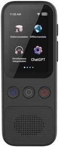 Vroomoto Language Translator Device with 138 Languages Voice Translating 17 Offline Translation Simultaneous Interpretation Support Voice Recording Text Translate Group Chat Communication with Unit