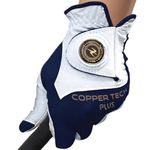 Copper Tech Adv Women's Golf Gloves - Joint Support for Golfers with Copper Compression - 100% AAA Synthetic Leather - Built for Comfort & Joint-Friendly - Golf Gloves Women Both Handed Golfers