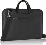 Ferkurn Laptop Bag Case 14 inch for Women Men, Laptop Sleeve Computer Bag Briefcase with Shoulder for MacBook Pro M3/M2/M1, HP Pavilion 14 Chromebook 14A EliteBook X360, Asus, Acer, Dell Ideapad,Black