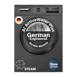 Bosch 7 kg 5 Star Front Load Fully-Automatic Washing Machine, AI ActiveWater, 15 Wash Programs, Removes 99.9% Germs with Steam, No Tangle or Wrinkle, SoftCare Paddle, Black, WAJ24209IN