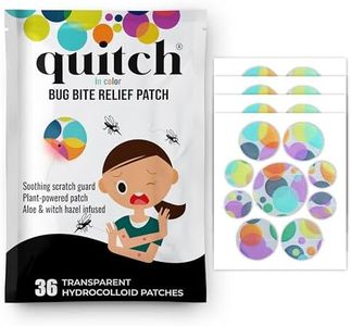 Quitch Mosquito Bite Itch Relief Patch, After Bite Insect Bite Treatment, Anti Itch Cream Alternative, Insect Bite Relief, Cruise, Travel and Camping Essential for Kids