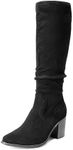 DREAM PAIRS Black Boots For Women, 