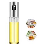 Oavostd Premium Olive Oil Sprayer for Cooking, 1 Pack Food-grade Olive Oil Spray Bottle with 304 Stainless Steel, 100ml Olive Oil Mister Spray Bottle for Cooking, Perfect for Salad, BBQ, Baking