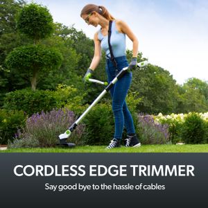 Gtech Cordless Grass Trimmer – Lightweight 18V, 120cm, 30min Runtime, 20 Blades