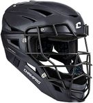 CHAMPRO HX Cannon Uncoated Catcher's Mask, Medium, Navy