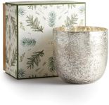 ILLUME Noble Holiday Collection Balsam & Cedar Luxe Box Sanded Mercury Glass Candle, 22 oz