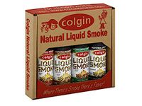 COLGIN Liquid Smoke Gift Set - Apple, Pecan, Hickory and Mesquite Flavours