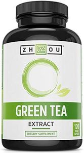 Green Tea Extract Supplement with EGCG for Healthy Weight Support- Metabolism, Energy and Healthy Heart Formula - Gentle Caffeine Source - Antioxidant & Free Radical Scavenger - 120 Veggie Capsules