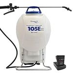 105Ex Effortless Backpack Sprayer - 20V Lithium Long Battery Life with High Grade Seals & O-Ring, Brass Wand & Nozzle