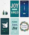 Hallmark Money and Gift Card Holder Christmas Card Assortment (36 Cards and Envelopes) Blue and Green, Peace, Hope, Joy