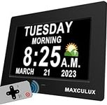 MAXCULUX 【Upgraded】 Digtal Clock wi