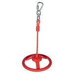 BESPORTBLE Ninja Wheel Swing Wheel Play Grounds for Yards for Gym Monkey Wheel Outdoor Playground Toddler Swing Outdoor Kid Rings Training Ring for Children Climbing Rope Abs Fitness To Climb