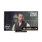 LG OLED55C45LA 55-Inch OLEDevo 4K UHD Smart TV, (α9 AI Processor Gen7, Dolby Atmos, Freeview Play and Amazon Alexa, 120Hz), Umber Brown [Model 2024]