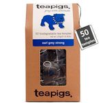 Teapigs Earl Grey Strong Tea - Strong Black Tea Bags with Darjeeling, Ceylon & Bergamot - Bold and Zesty Blend - 50 Temples