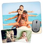 Photo Mouse Mat - Personalised Gift - Non-Slip Rubber Base Pad for PC Laptop Computer Mac Gaming Room Office/Work Novelty Mousepad Company Logo Picture