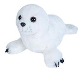 Wild Republic Harp Seal Pup Plush Soft Toy, Cuddlekins Cuddly Toys, Gifts for Kids 20 cm , White