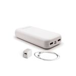 4ALLFAMILY 20000mah Portable POWERBANK | Engineered Specifically to fit USB Version Coolers Voyager and Explorer Medicine Cooler Travel Case | Compatible with Most Other Gadgets