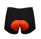 JERN® Black Cycling Comfortable Shorts with Silicon Padding (Medium, Black)