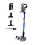 Vax HomePro Pet, Cordless Stick Vacuum Cleaner, Lightweight with Up to 45min Runtime, Self Stand, Hairwrap Resist, Pet, Stair and Crevice Tool Included, Graphite & Blue, CLSV-MPKP