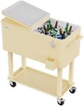 VINGLI 80 Quart Rolling Ice Chest, 
