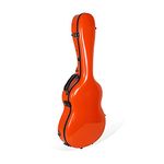Crossrock Deluxe Fiberglass Case with TSA Lock for 4/4 Classical Guitar-Red (CRF2021CRD)