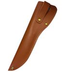 D.X&PZLS 9 Inch Leather Knife Sheath, Knife Edge Guards Knife Sheath Sleeves Knife Holster Knife Accessories Tool for 8" Cutting Blade Knife