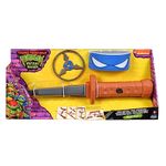 Teenage Mutant Ninja Turtles 83531CO Mutant Mayhem Leonardo Katana Sword Basic Role Play Set. Ideal Present for Boys 4 to 7 Years and TMNT Fans, Brown