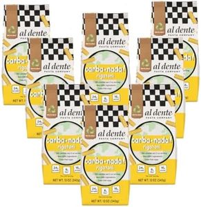 Al Dente Carba-Nada Rigatoni, Reduced-Carb, High Protein Pasta 12 Ounce Bags (Pack of 8, Total of 96 ounces)
