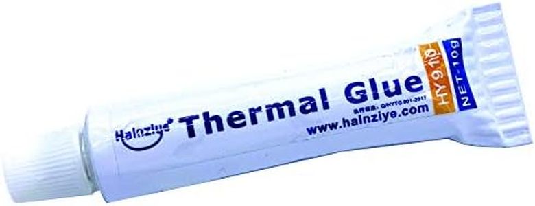 Halnziye 10Gram Thermal Conductive Glue Silicone Plaster Viscous Adhesive Cooling Compound for LED GPU Chipset Heatsink