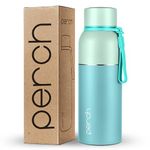 PERCH Zenith thermosteel Water Bottle,Hot and Cold,Vacuum Insulated ISI Certified Flask, Steel Water Bottle for Kids | Water Bottle for Office (Cyan, 560 ml)