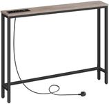 HOOBRO Slim Console Table with Char