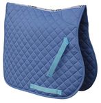 Rhinegold Cotton Quilted Saddle Cloth - Cob - Sky