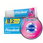 Fixodent Complete Original Denture Adhesive Cream Twin Pack 4.8 Oz