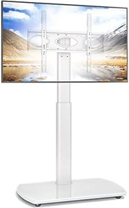 RFIVER Soporte TV Pie para TV de 32-65 Pulgadas de Plasma LED LCD, Soporte TV Suelo con Giratorio y Altura Ajustable hasta 35 Kg, VESA Máx 400x400mm