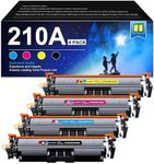 210A 210X Toner Cartridges 4 Pack | Replacement for HP 210A 210X Compatible with HP Color Laserjet Pro MFP 4301fdw wireless printer MFP Pro 4301fdn 4201dw 4201dn,Color Prp MFP 4301 4201 Series Printer