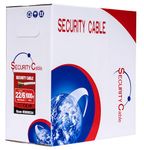 Cables Direct Online Bulk 22/6 1000FT Stranded Conductor Alarm Cable Fire/Security Burglar Station Security Wire (1000FT)