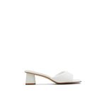 ALDO Women's Vidish Heeled Sandal, White, 7