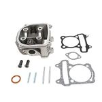 Glixal ATGT-024 GY6 125cc 150cc to 170cc 61mm High Performance Racing Cylinder Head Assy with Valves for 152QMI 157QMJ Chinese Scooter Moped ATV Go Kart Engine (None EGR Type)