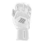 Marucci - 2021 Signature Batting Glove Full WRAP White (MBGSGN3FW-W/W-AM), Adult Medium